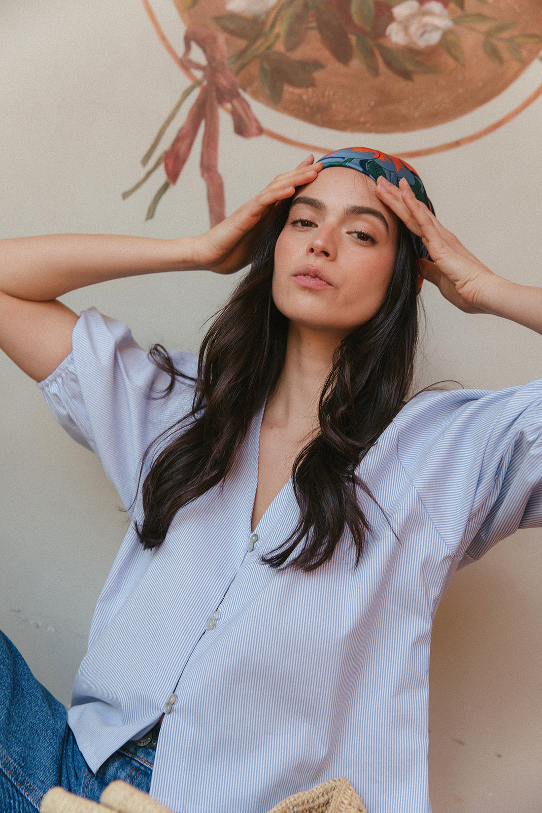 Blusa Ceibo azul PREVENTA