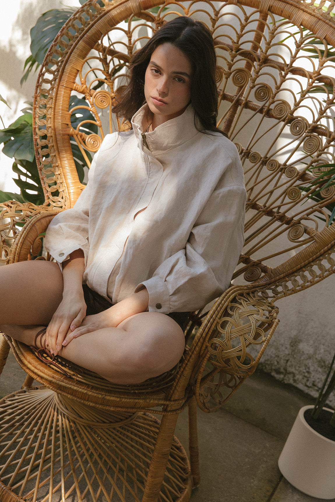 Bomber Brisa beige