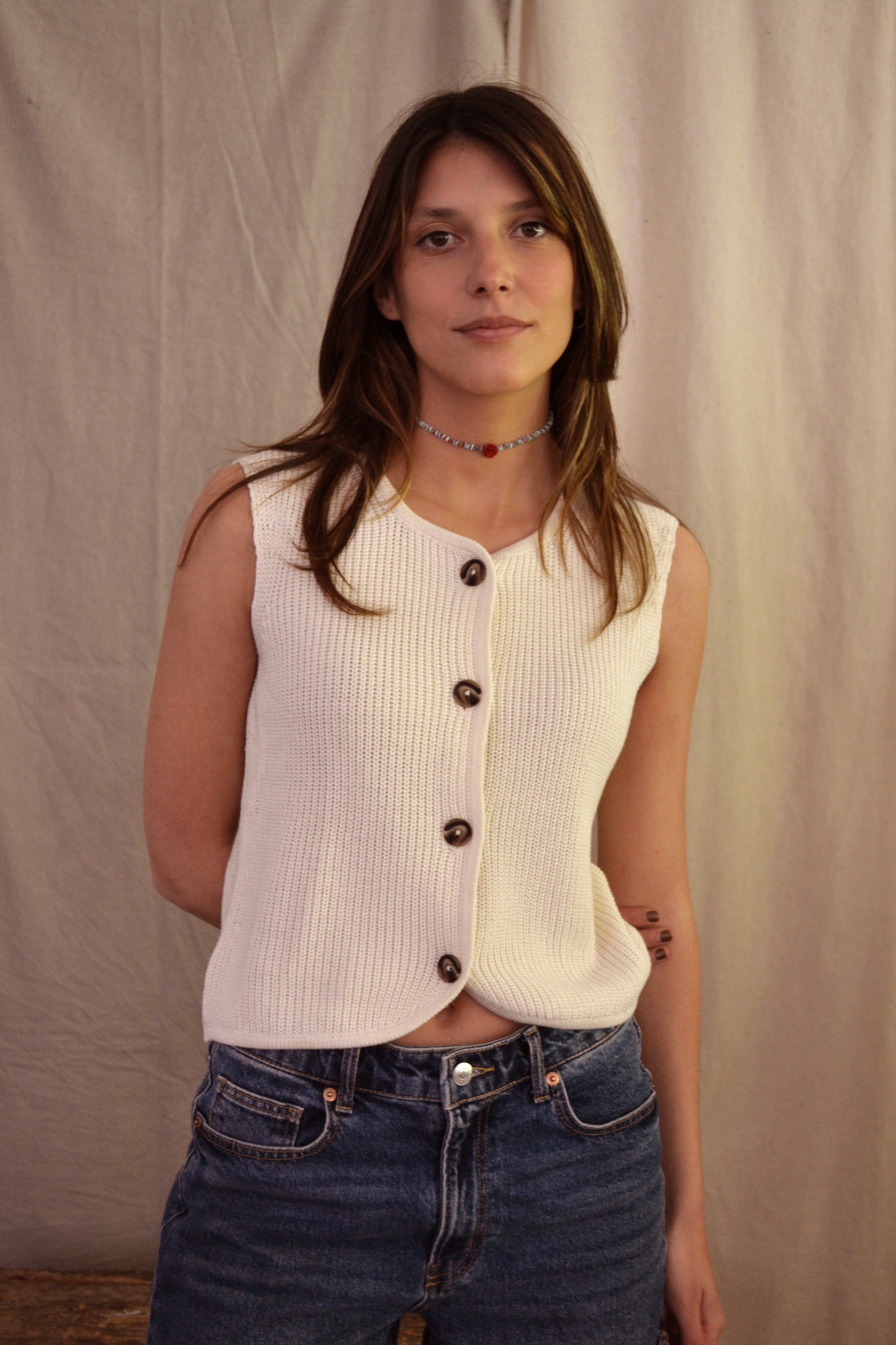 Gilet Marinha Blanco