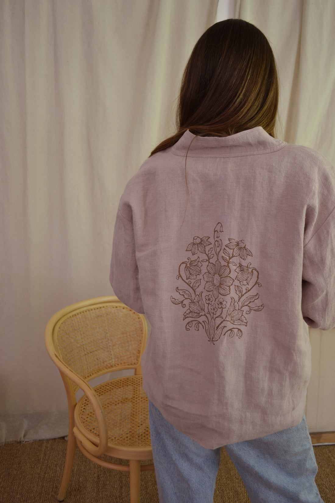 Chaqueta Ribeira Rosada