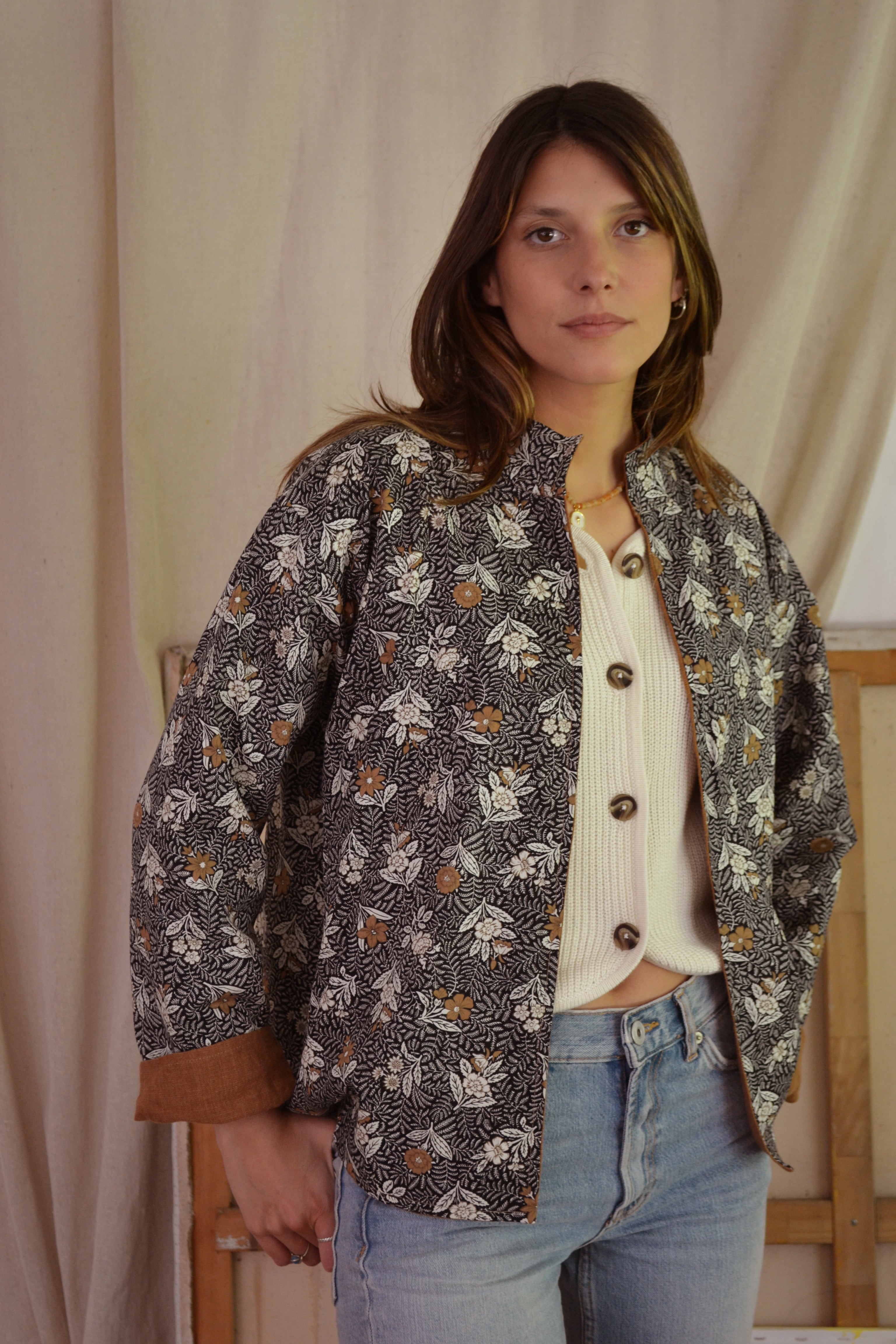 Chaqueta Ribeira Caramelo