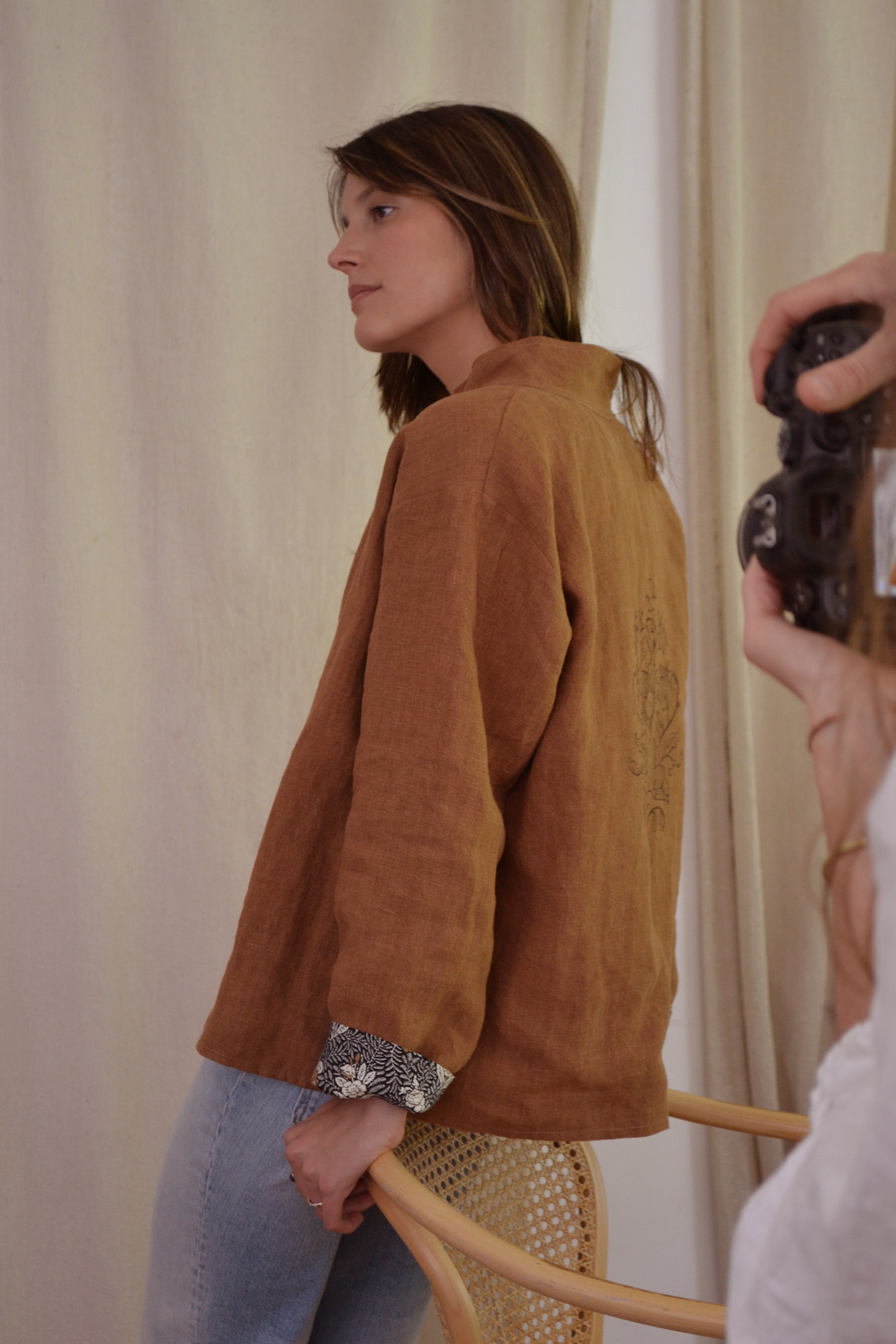 Chaqueta Ribeira Caramelo