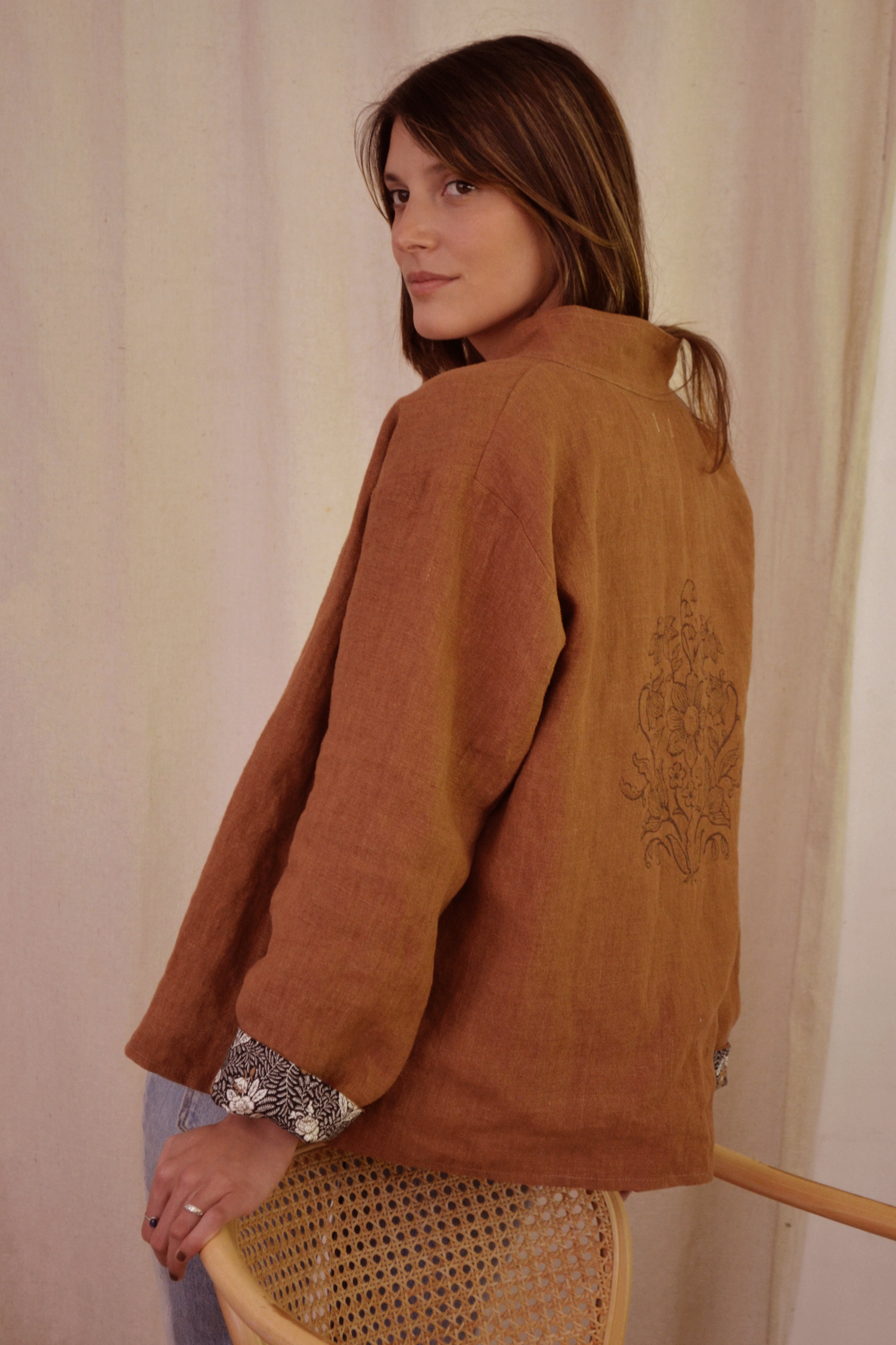 Chaqueta Ribeira Caramelo