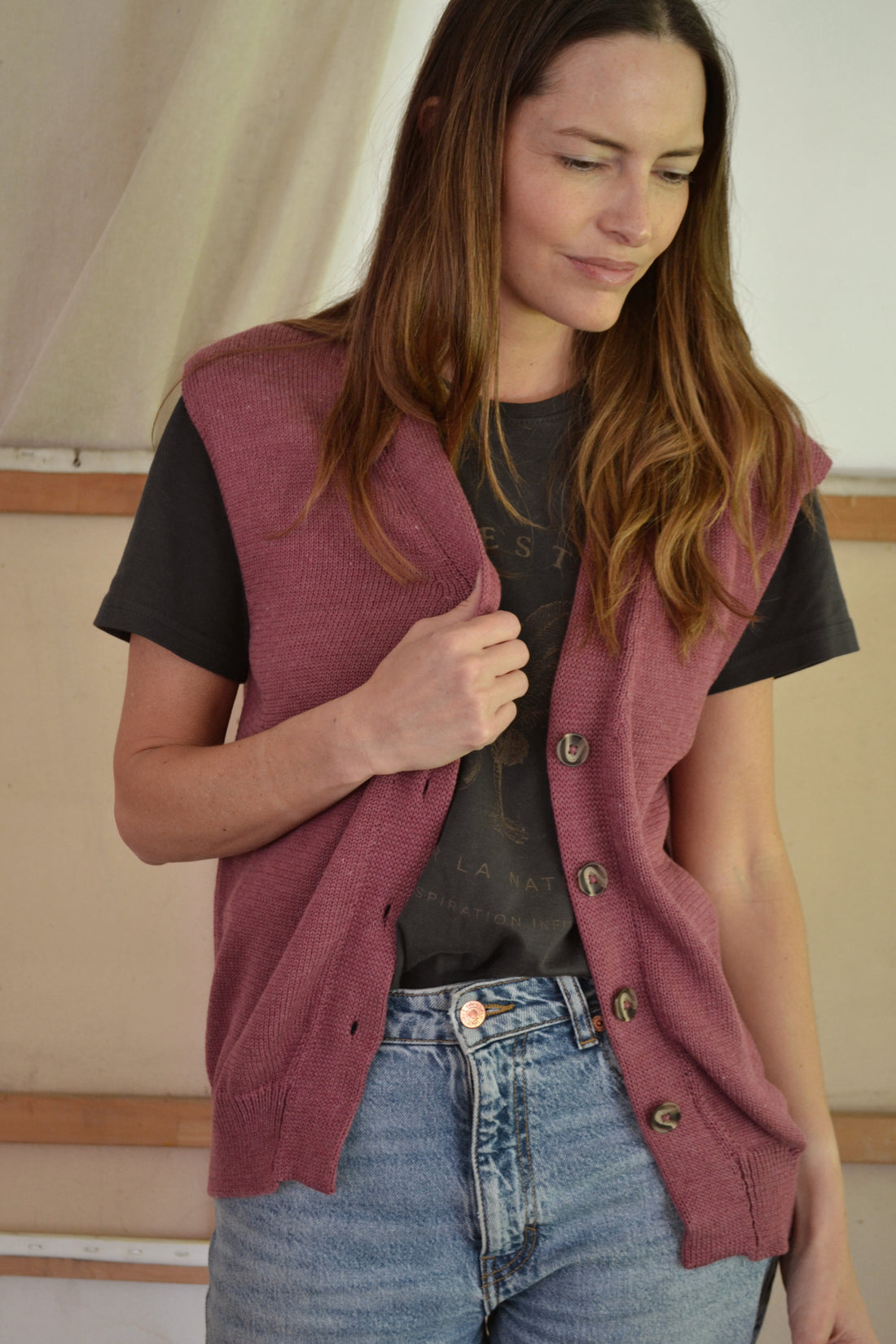 Chaleco Porto Guinda