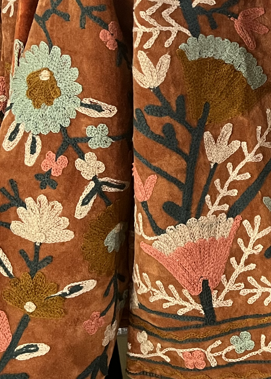 Chaqueta terciopelo Siena caramelo