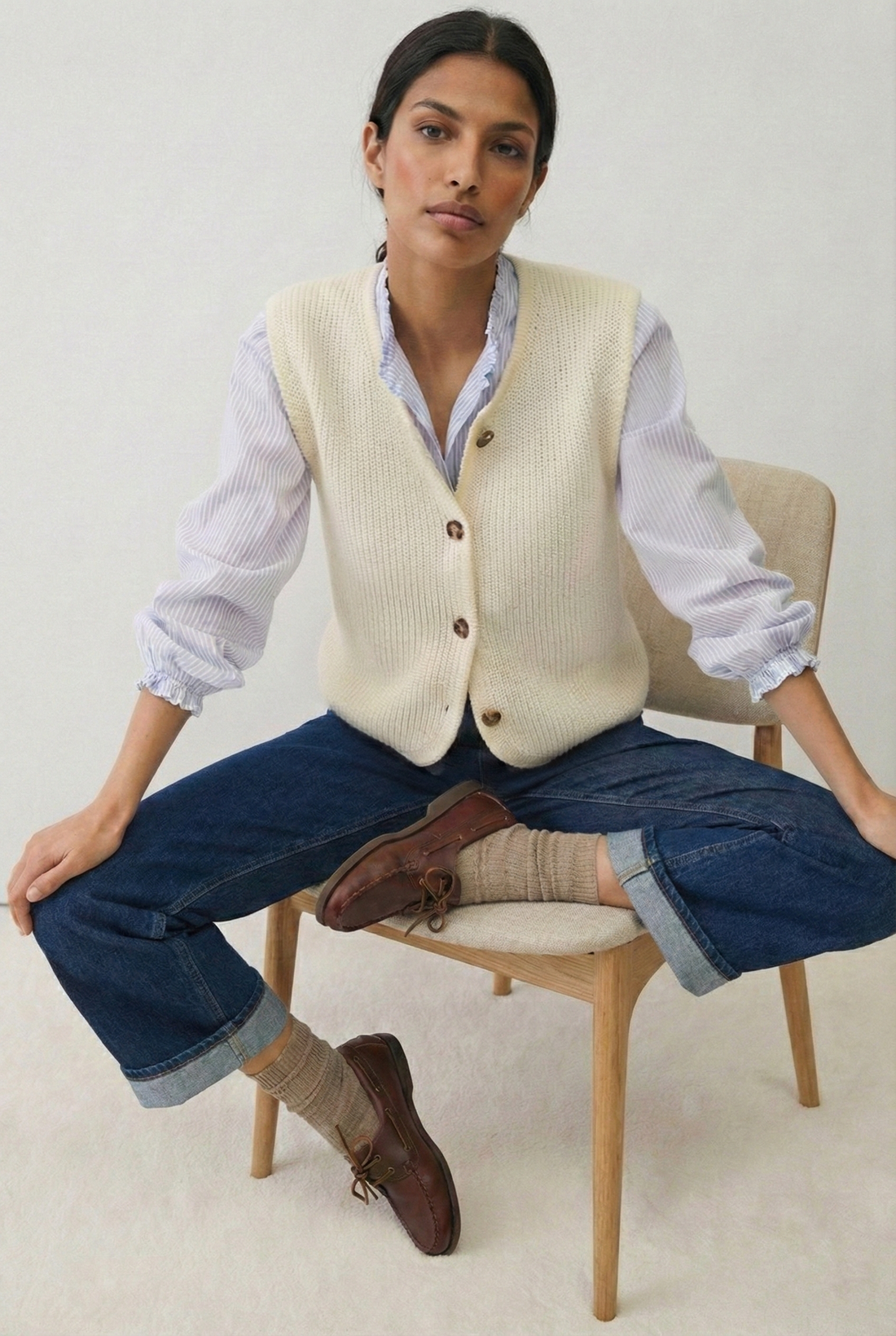 Gilet Marinha Blanco