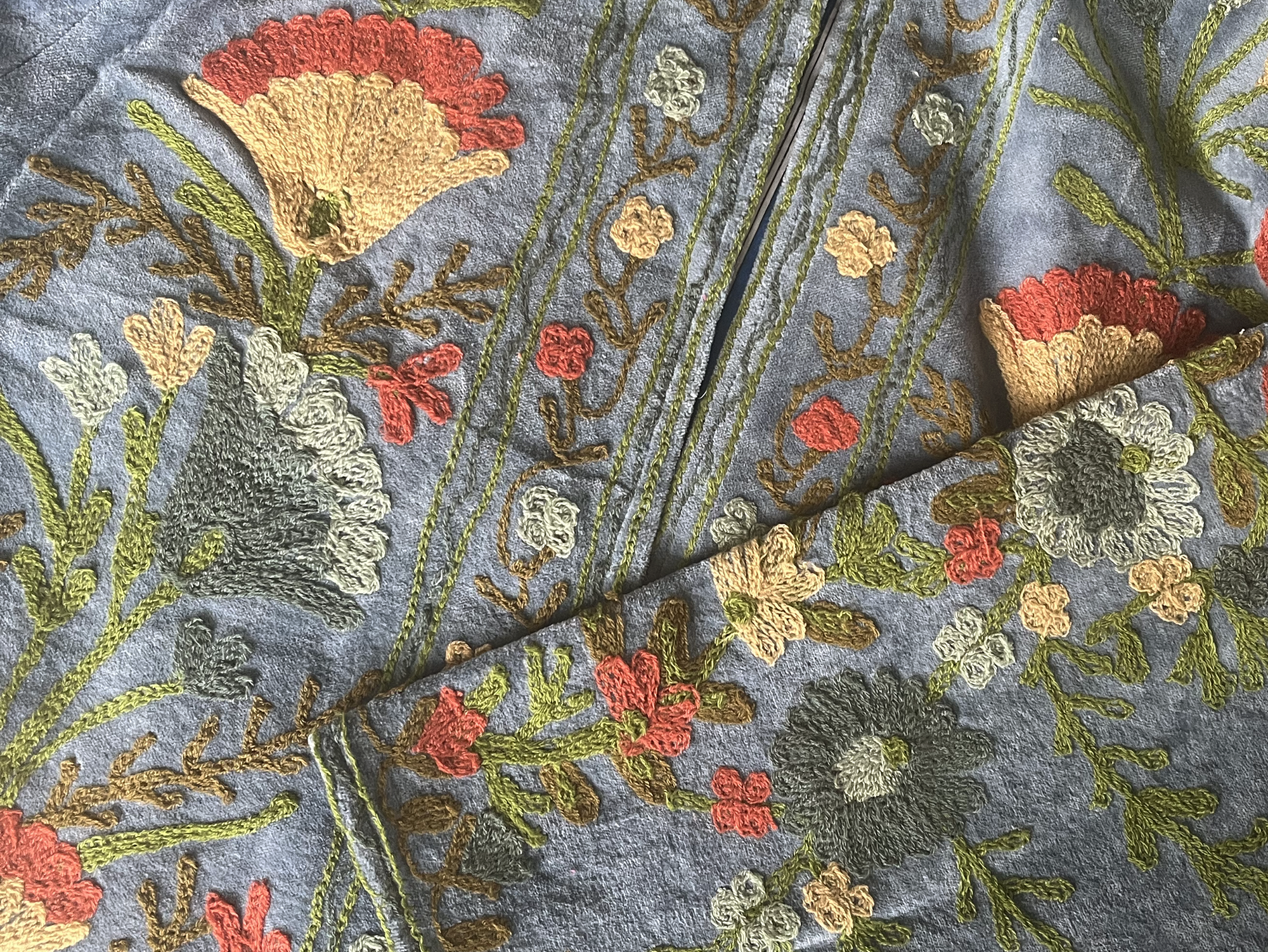 Chaqueta terciopelo Siena azul