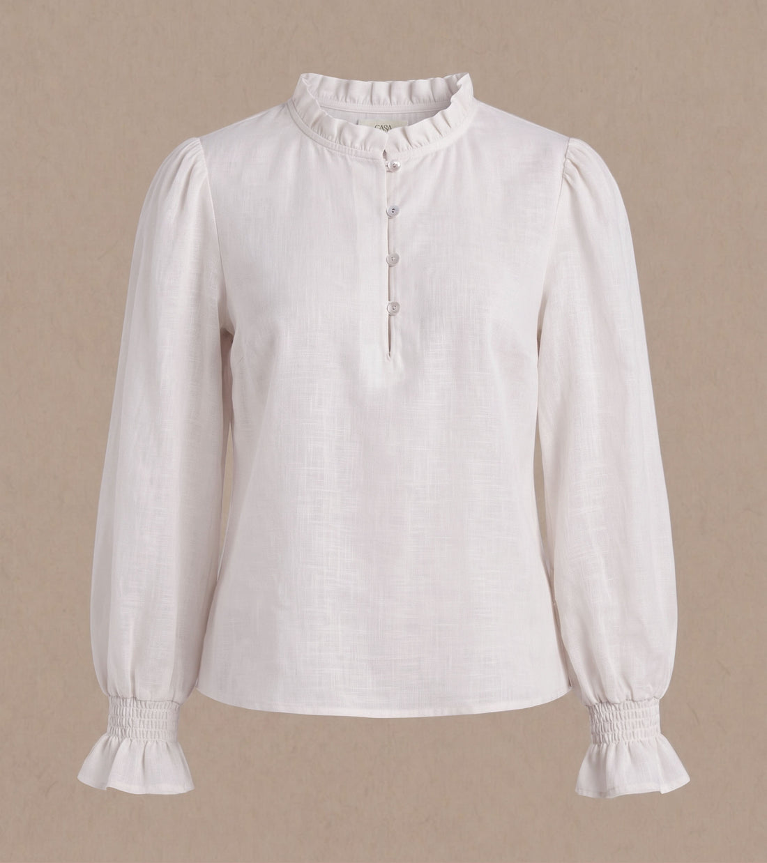 Blusa Malva Blanca LINO