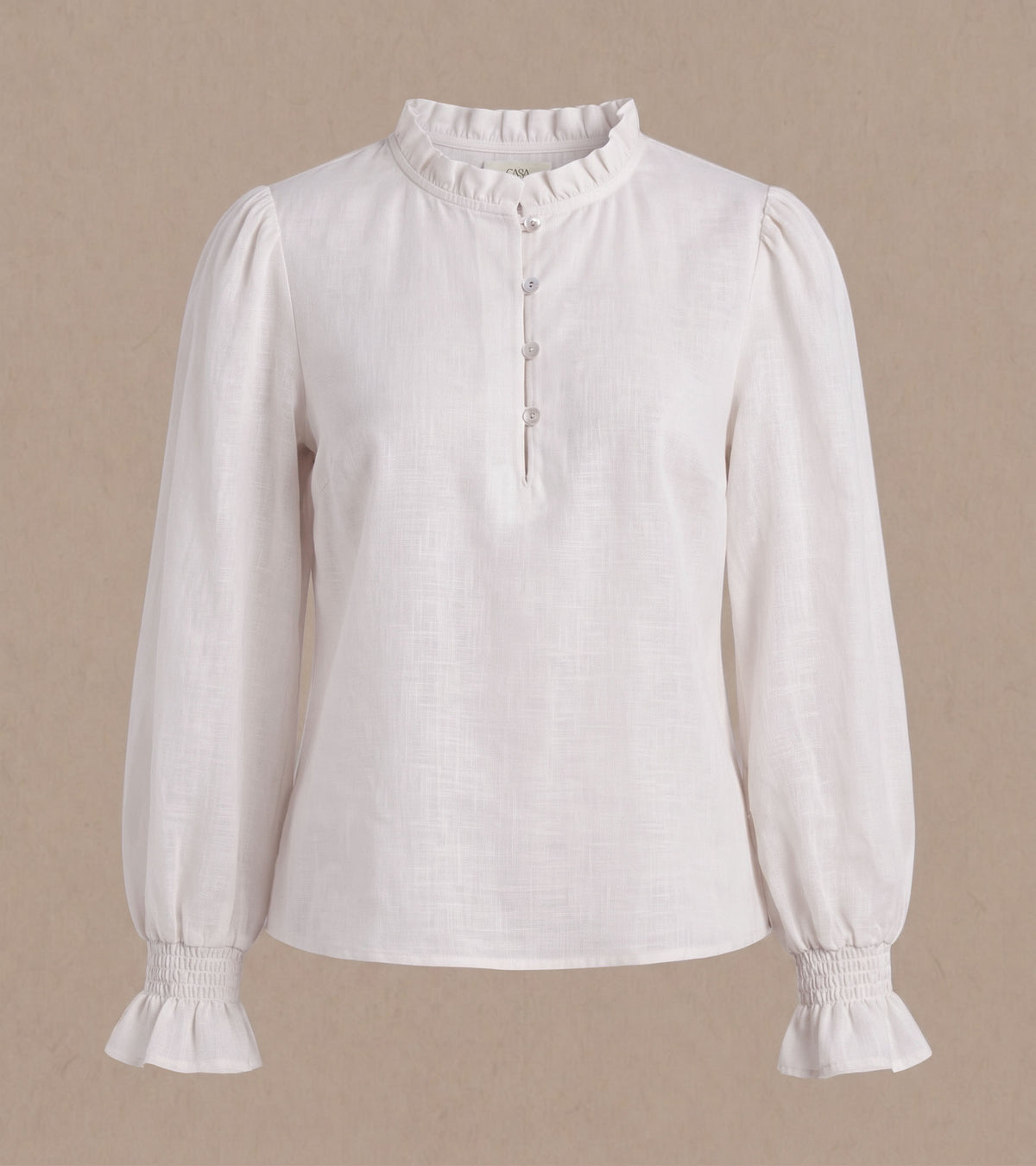 Blusa Malva Blanca LINO