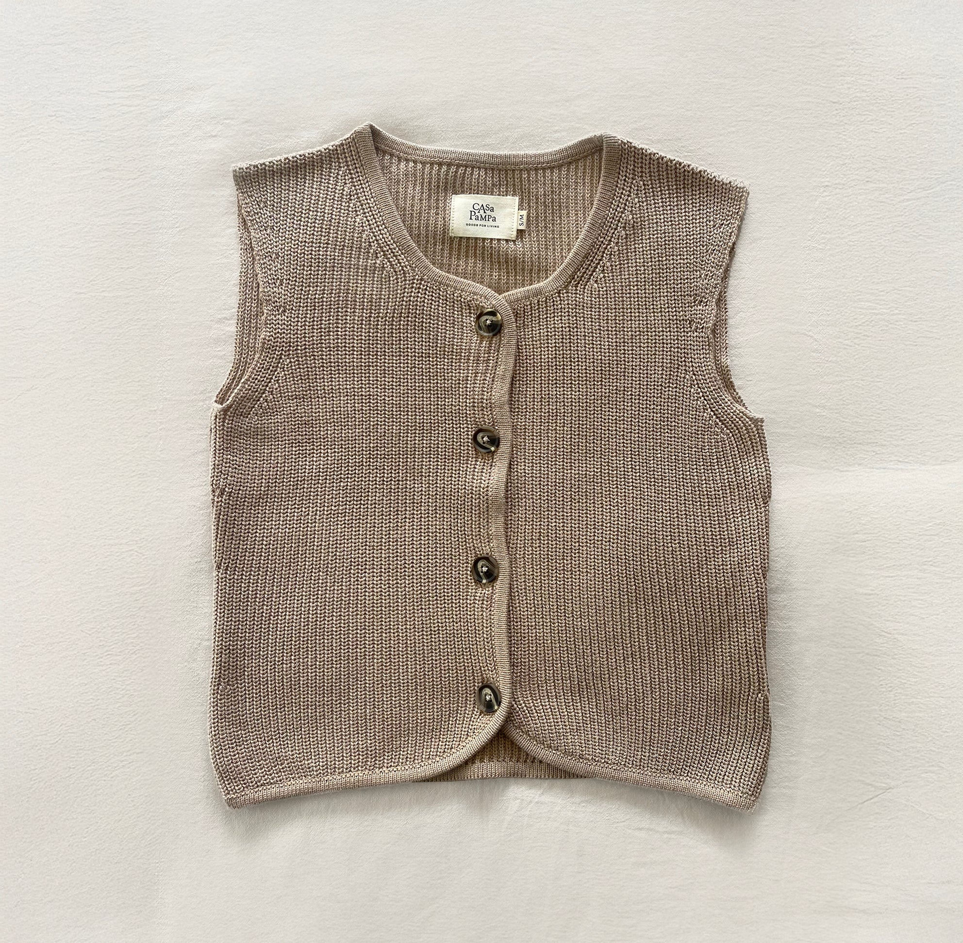 Gilet Marinha Beige