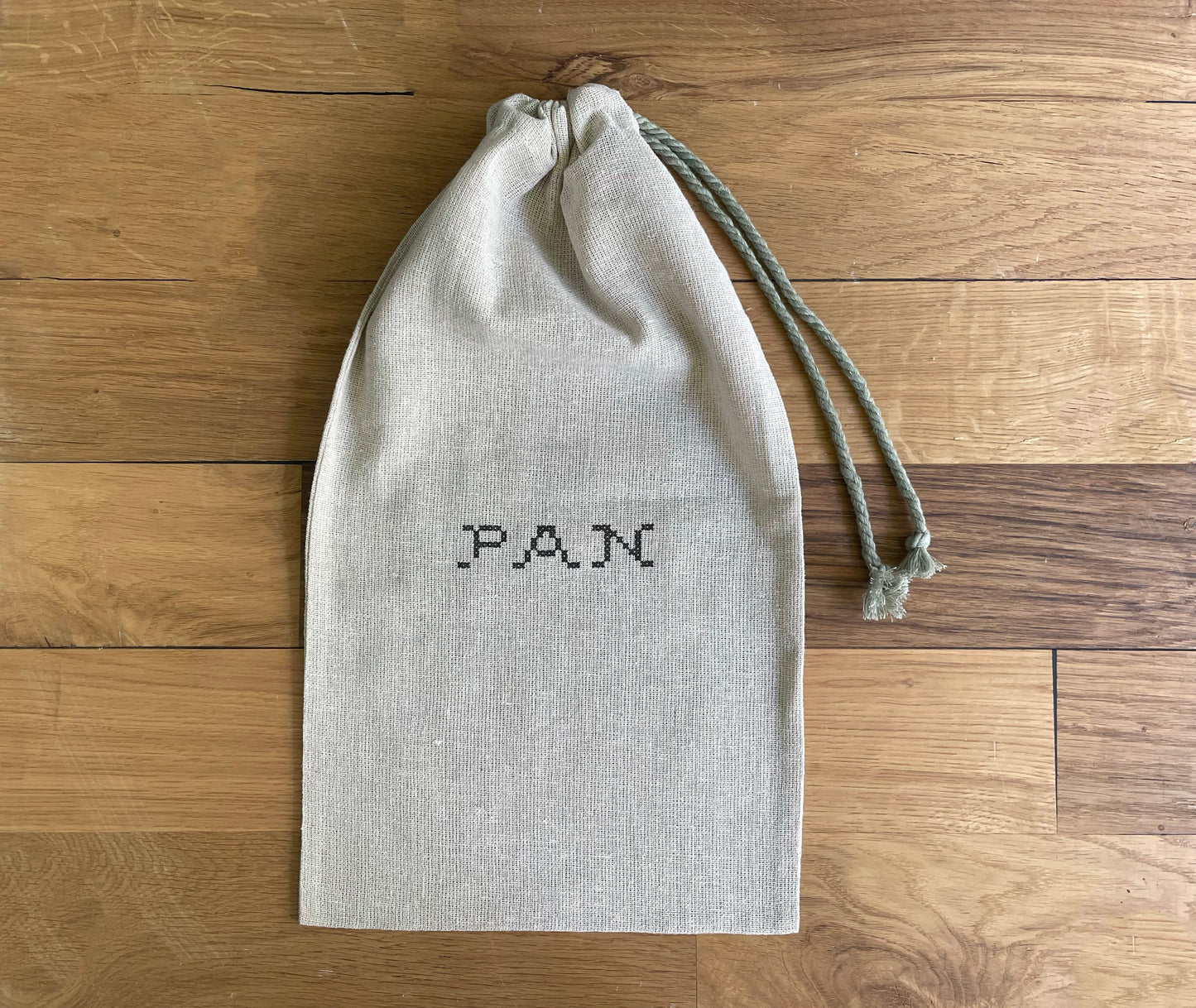 Bolsa para el pan de algodón