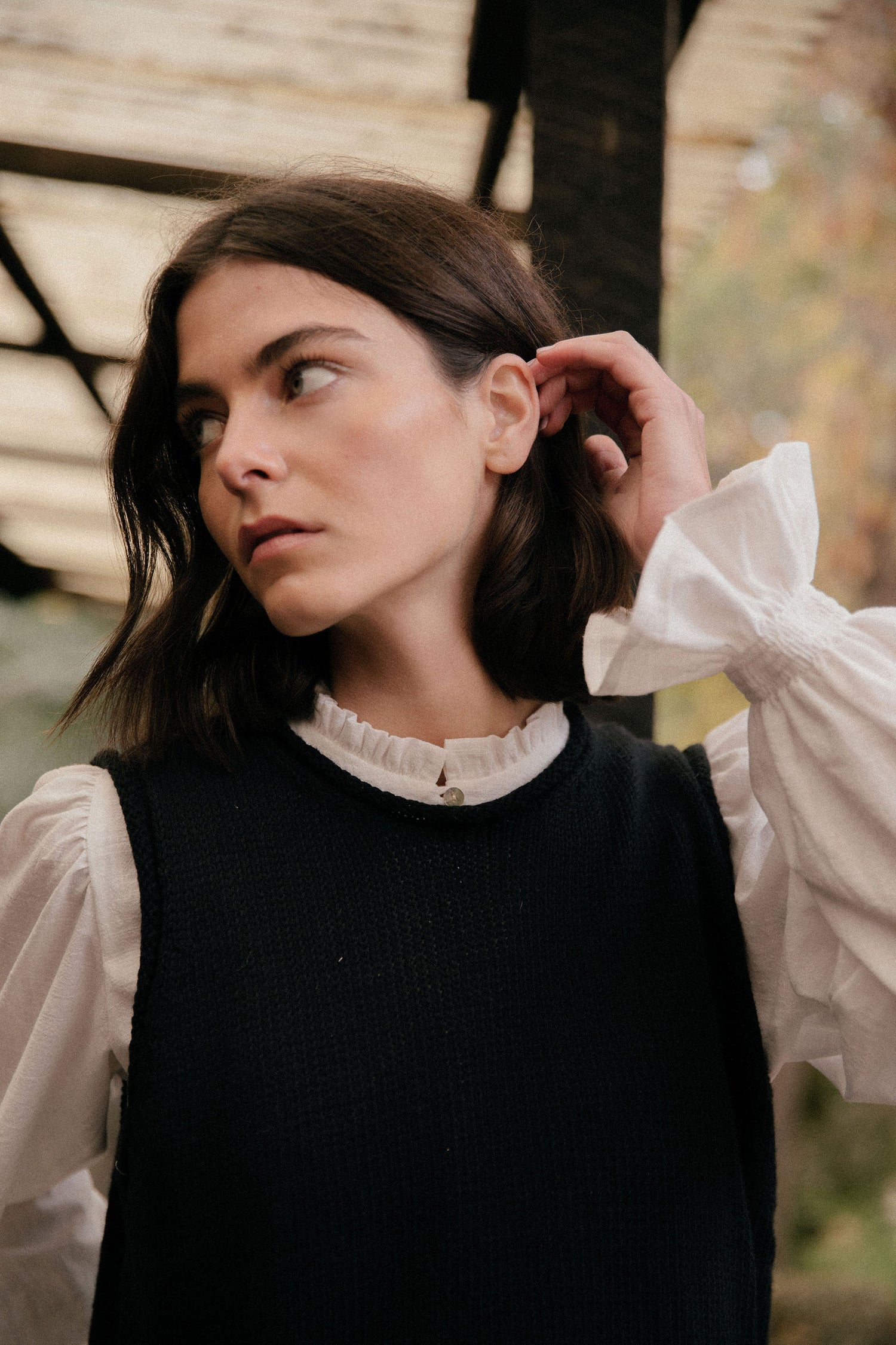 Blusa Malva Blanca