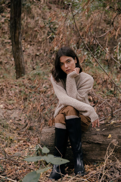 Chaleco Cardo beige