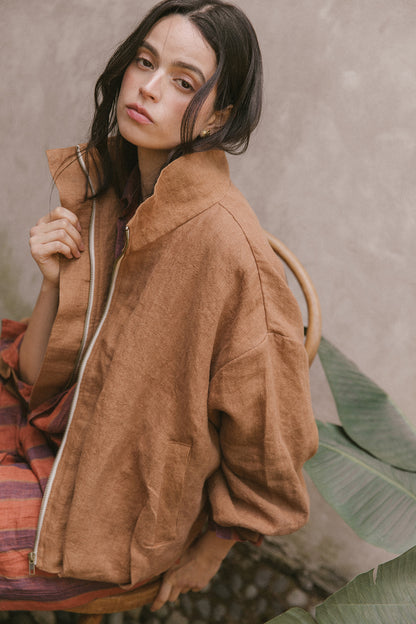 Bomber Brisa caramelo