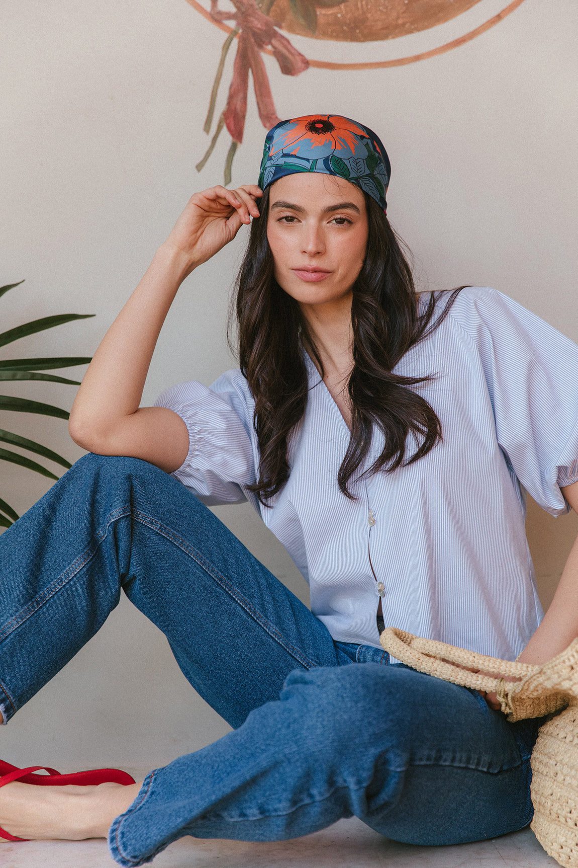 Blusa Ceibo azul PREVENTA