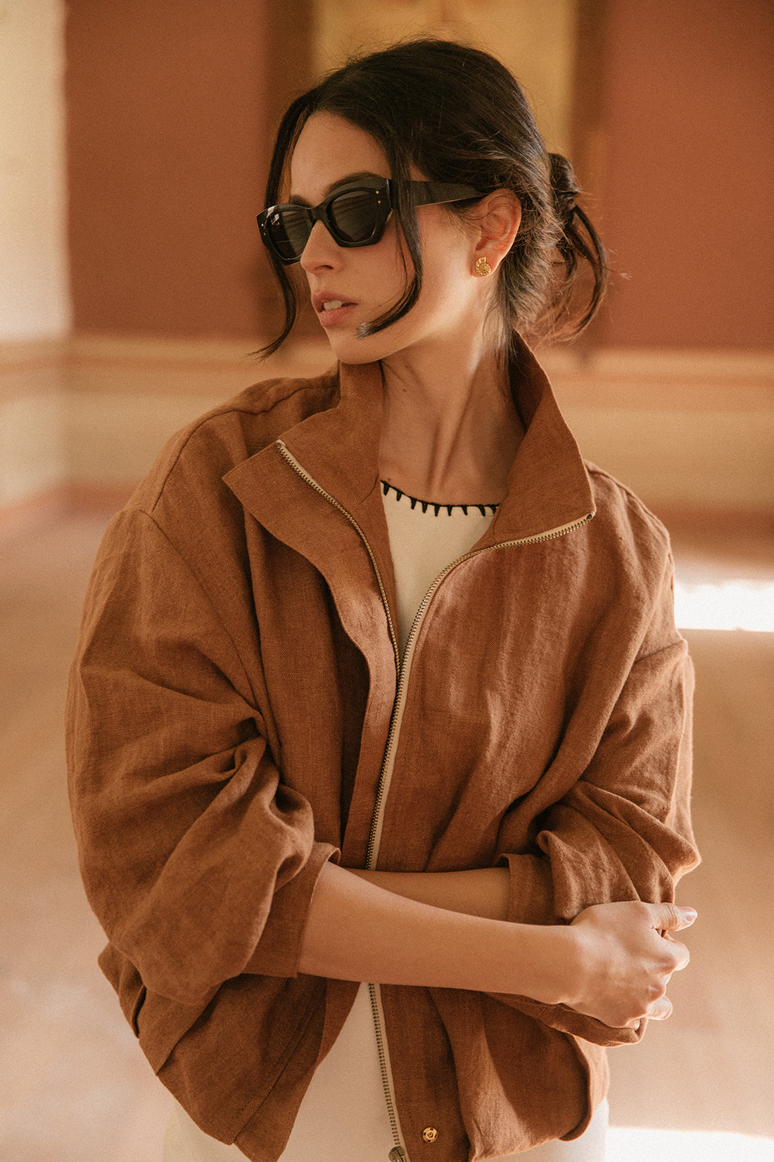 Bomber Brisa caramelo