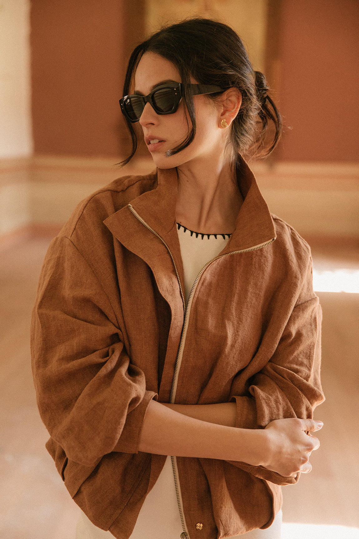 Bomber Brisa caramelo