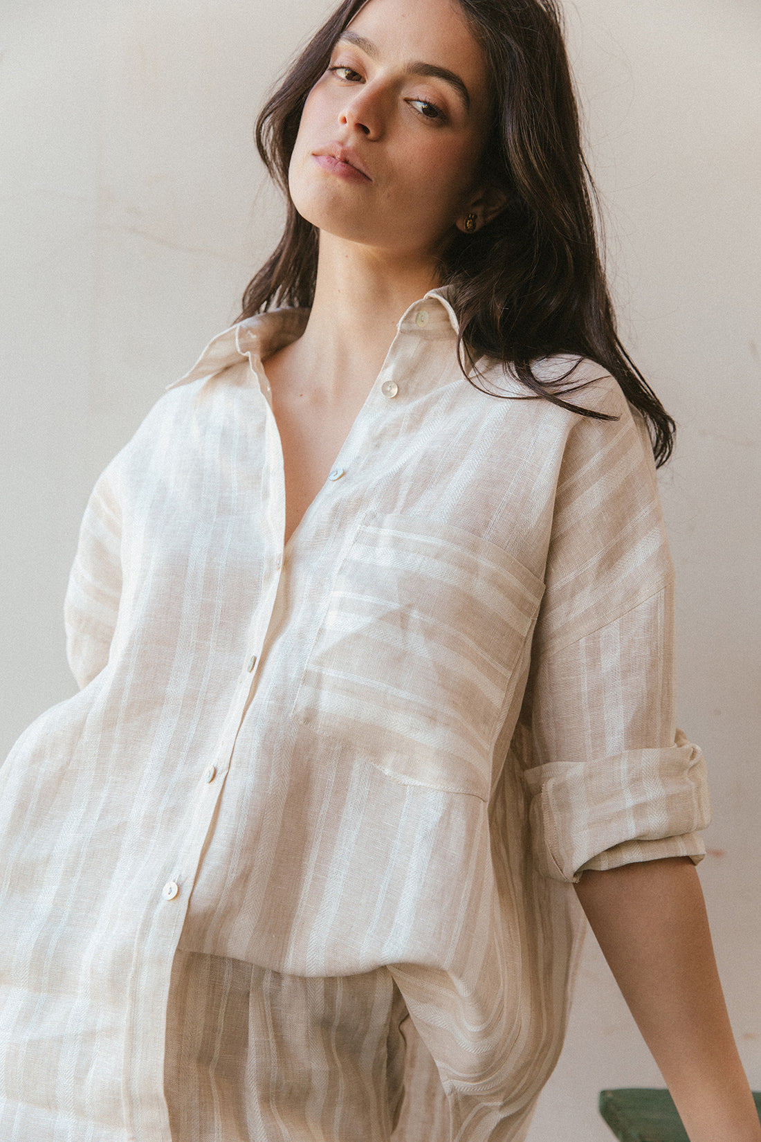 Camisa Tomasa natural