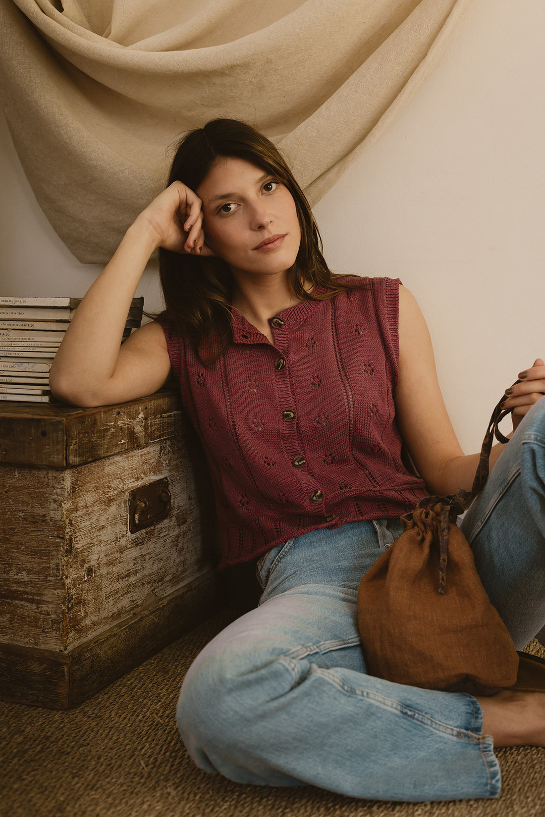 Top Sagrés Guinda (PREVENTA)