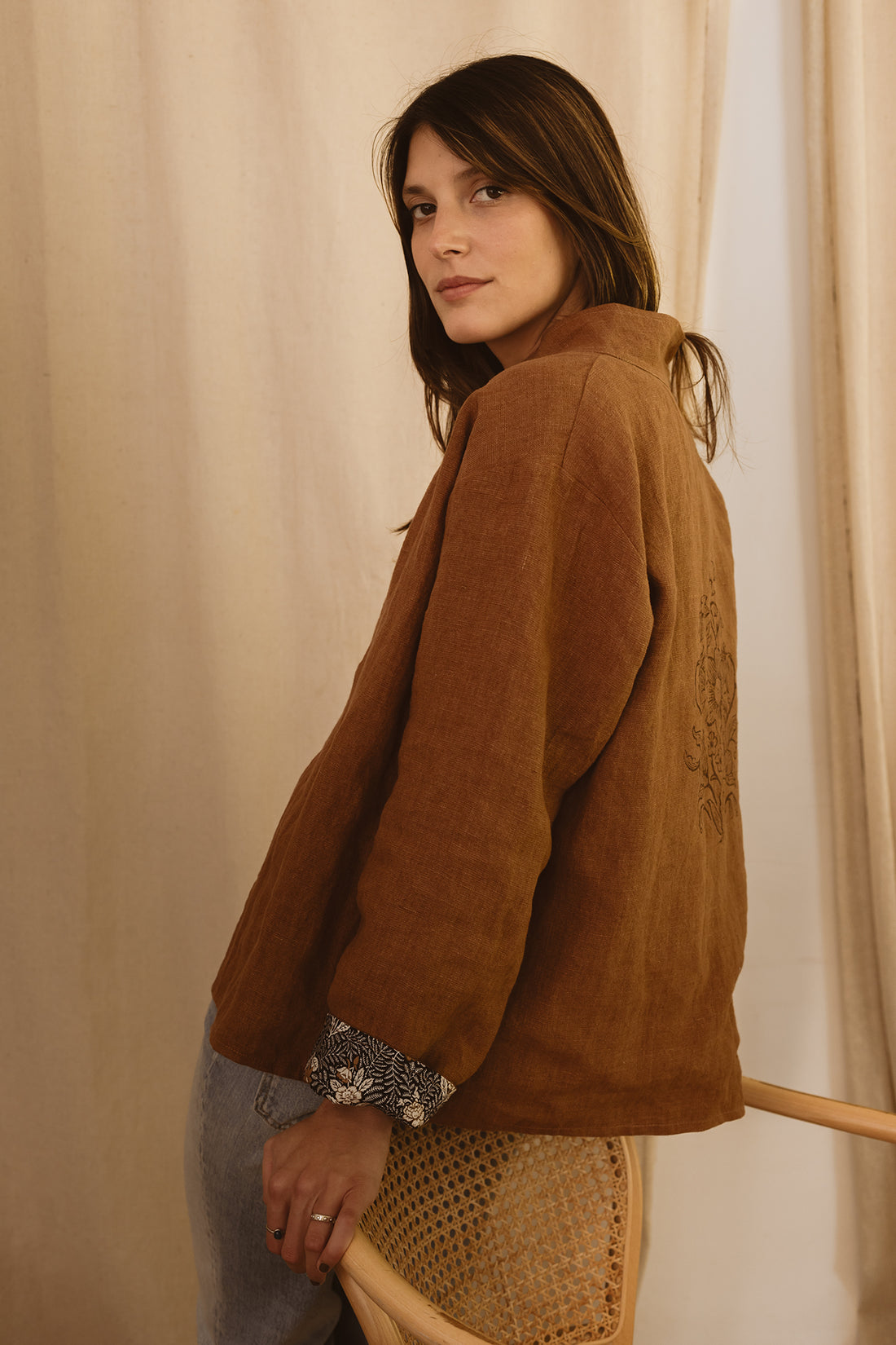 Chaqueta Ribeira Caramelo