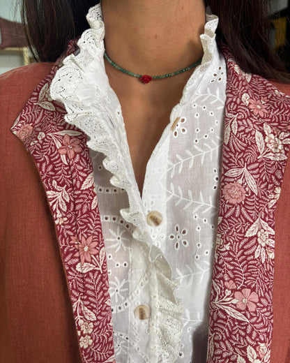 Chaqueta Ribeira Terracota