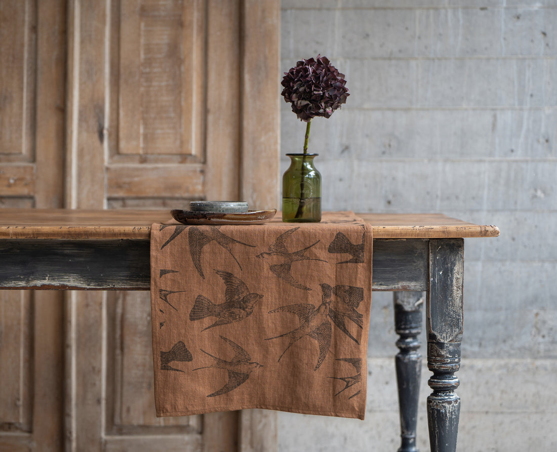 Camino de Lino Pájaros Caramelo