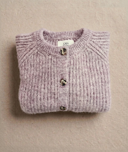 Chaleco Cardo rosado malva