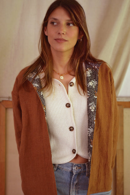 Chaqueta Ribeira Caramelo