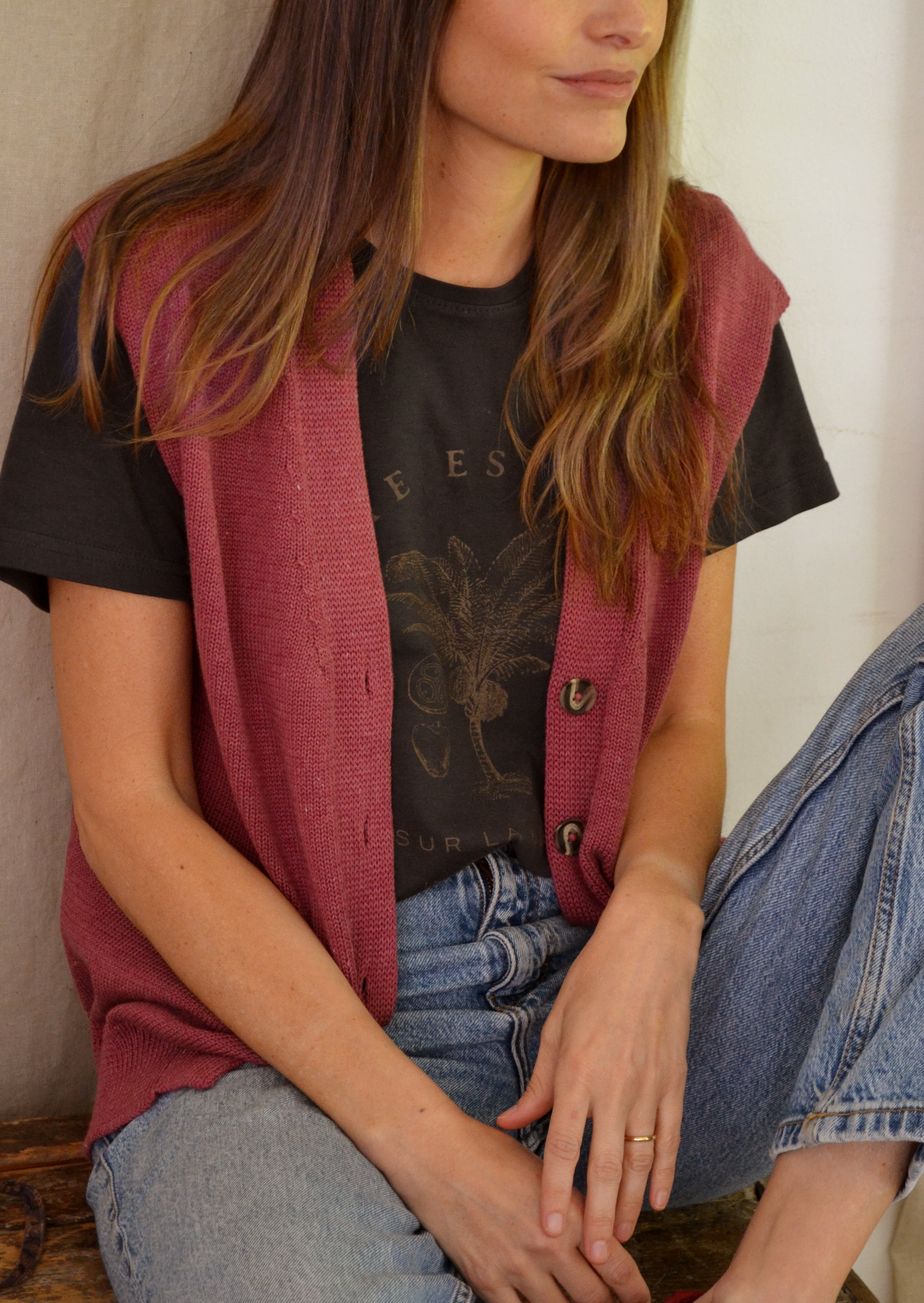 Chaleco Porto Guinda