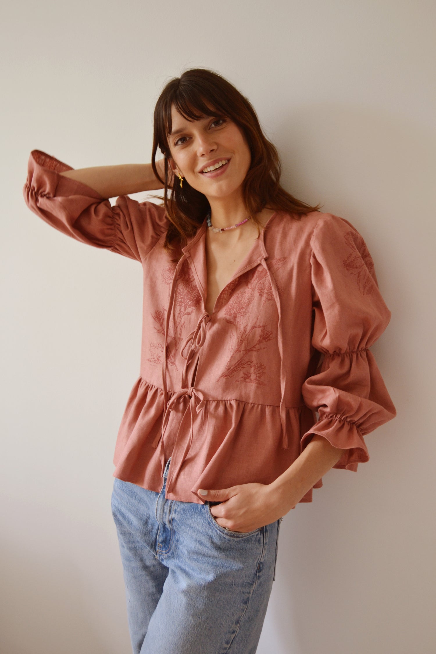 Blusa Adelina Marsala