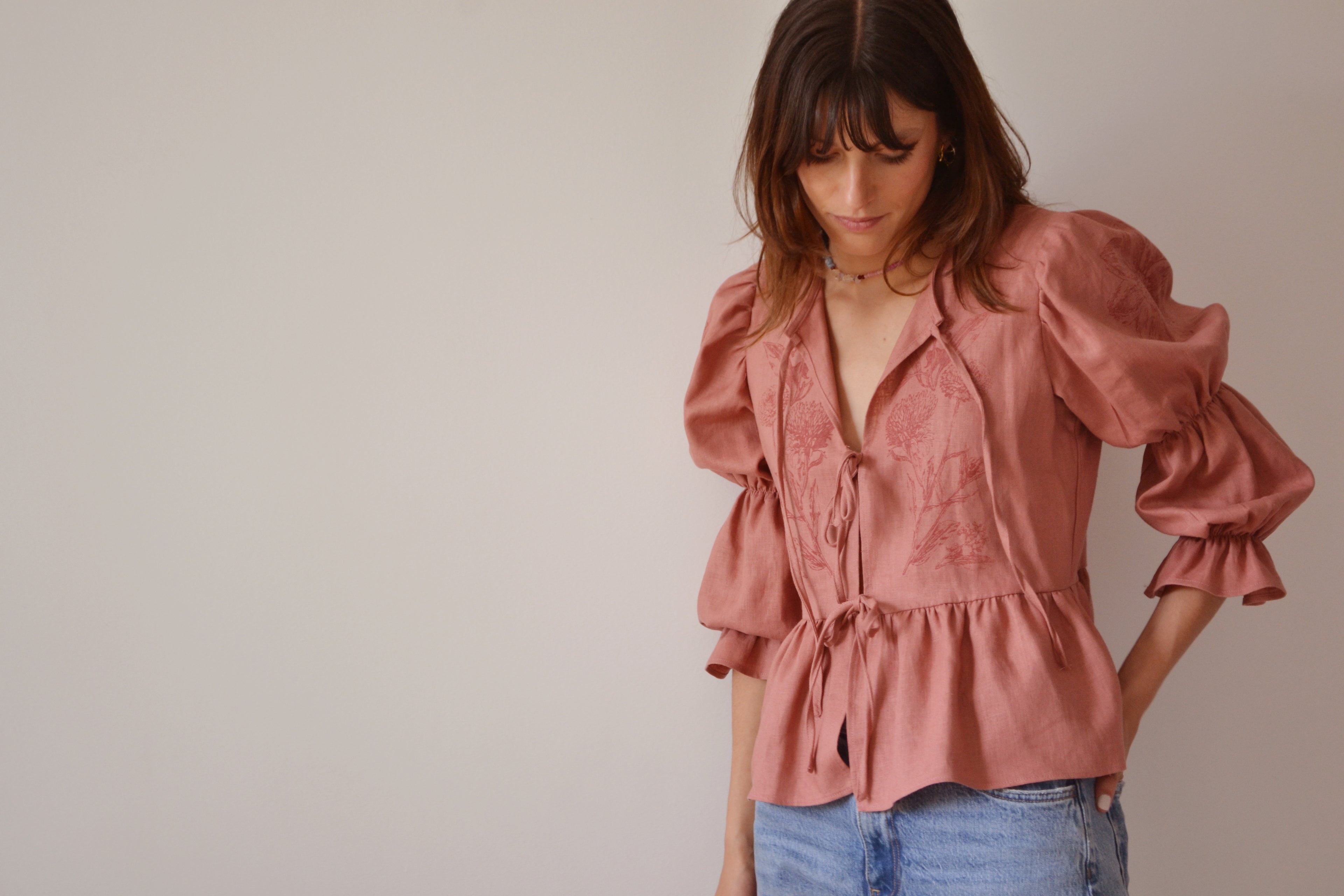 Blusa Adelina Marsala