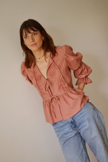 Blusa Adelina Marsala