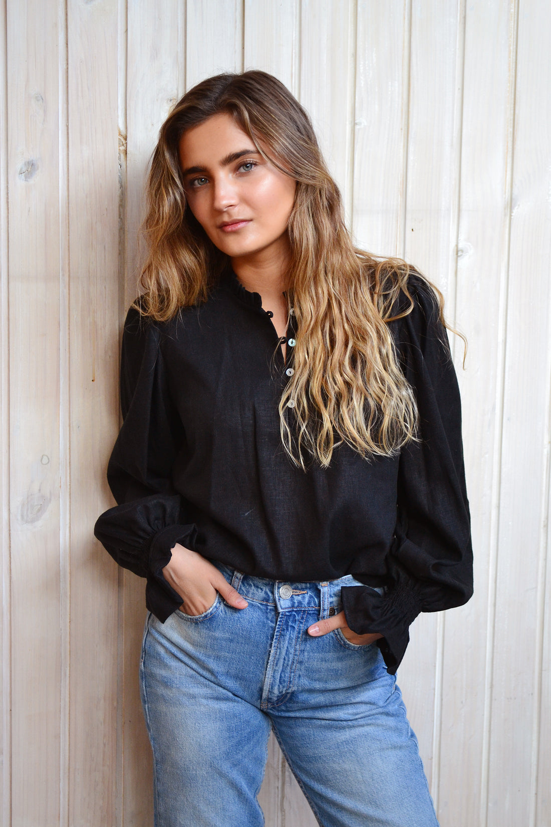 Blusa Malva Negra