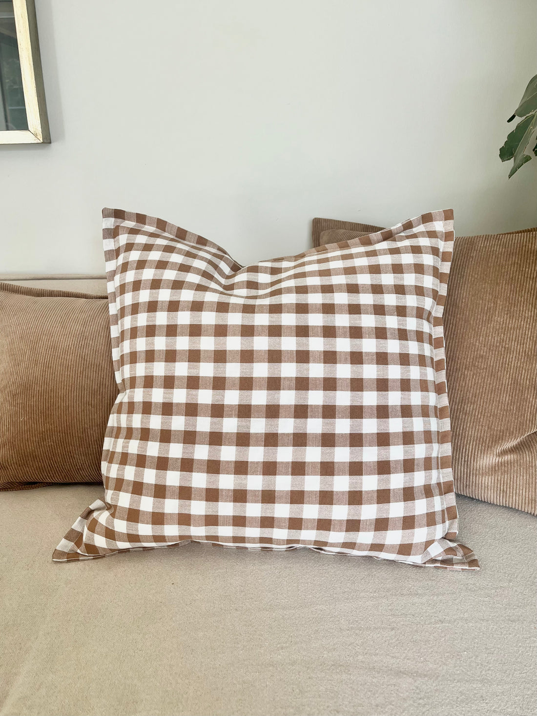 Funda Vichy Café 50x50