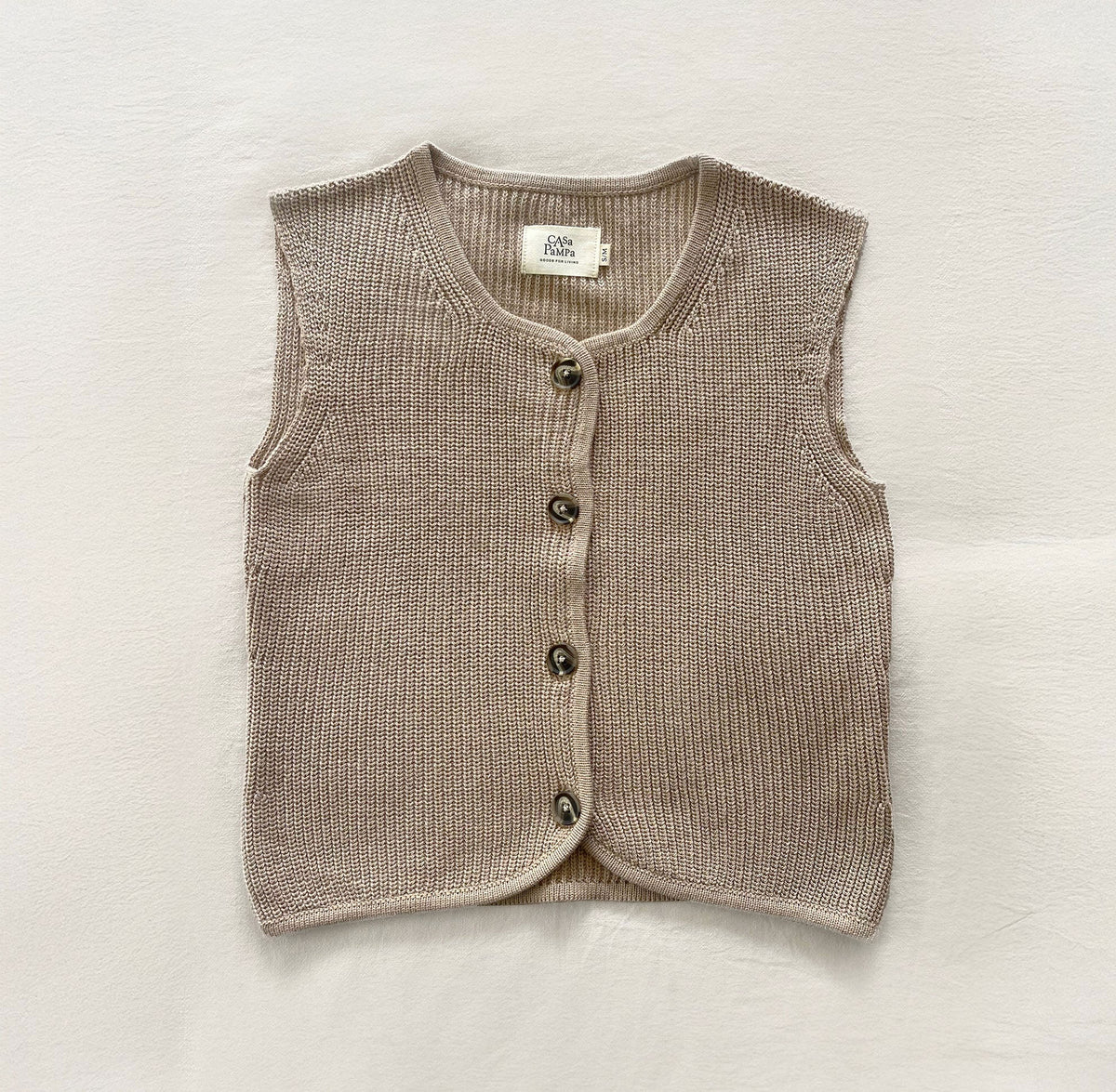Gilet Marinha Beige