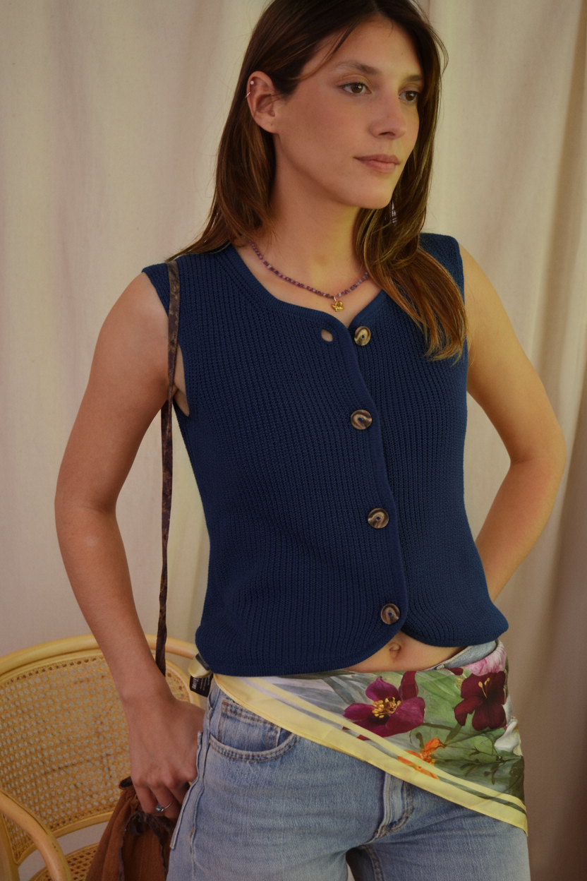 Gilet Marinha Azul