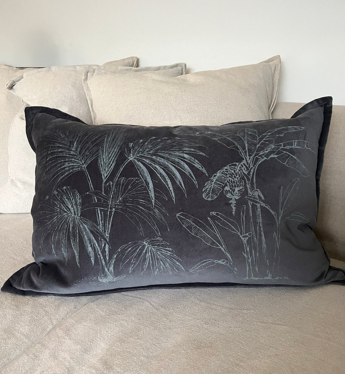 Funda de Terciopelo Jungla Grafito