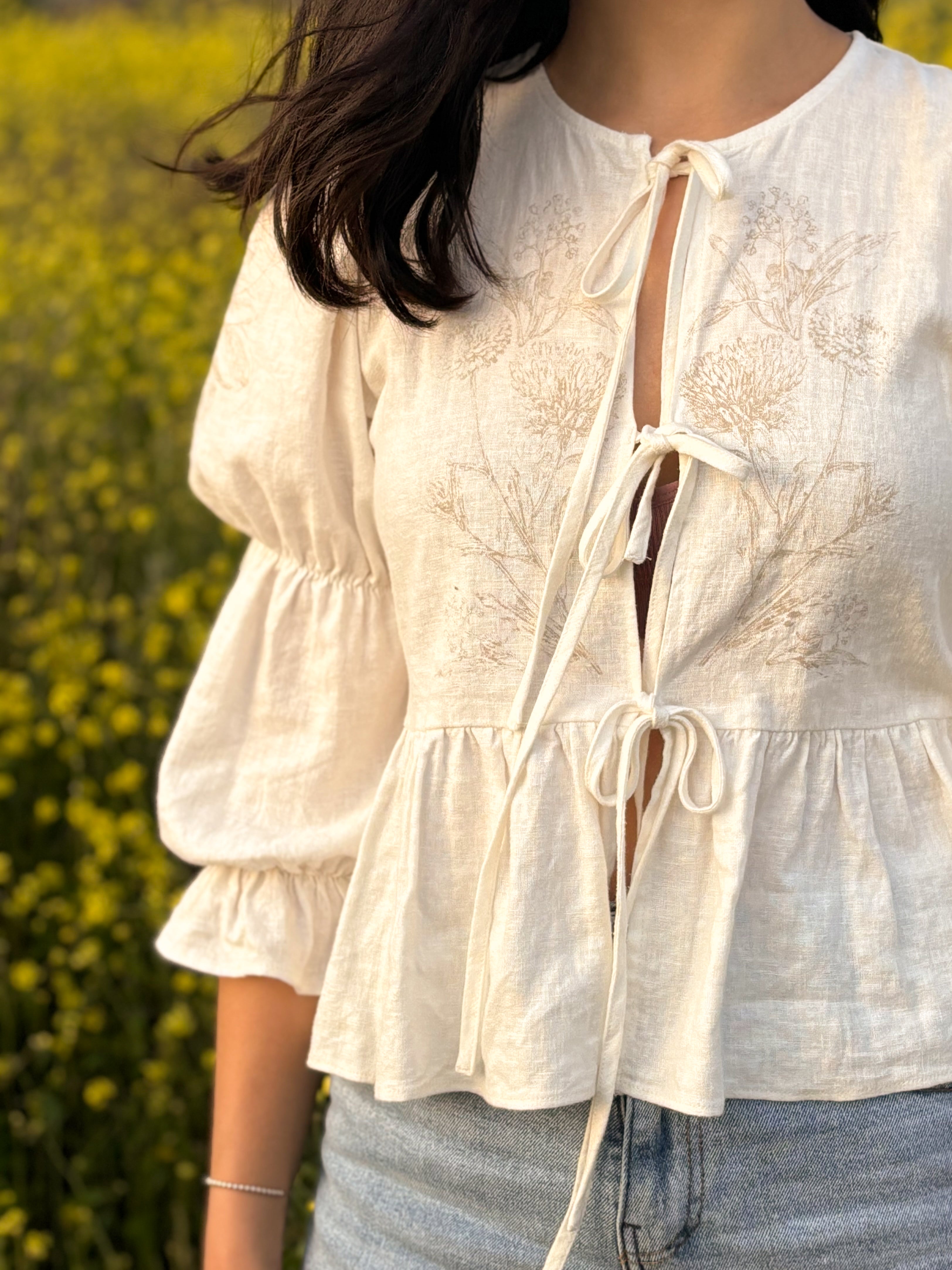 Blusa Adelina Blanca