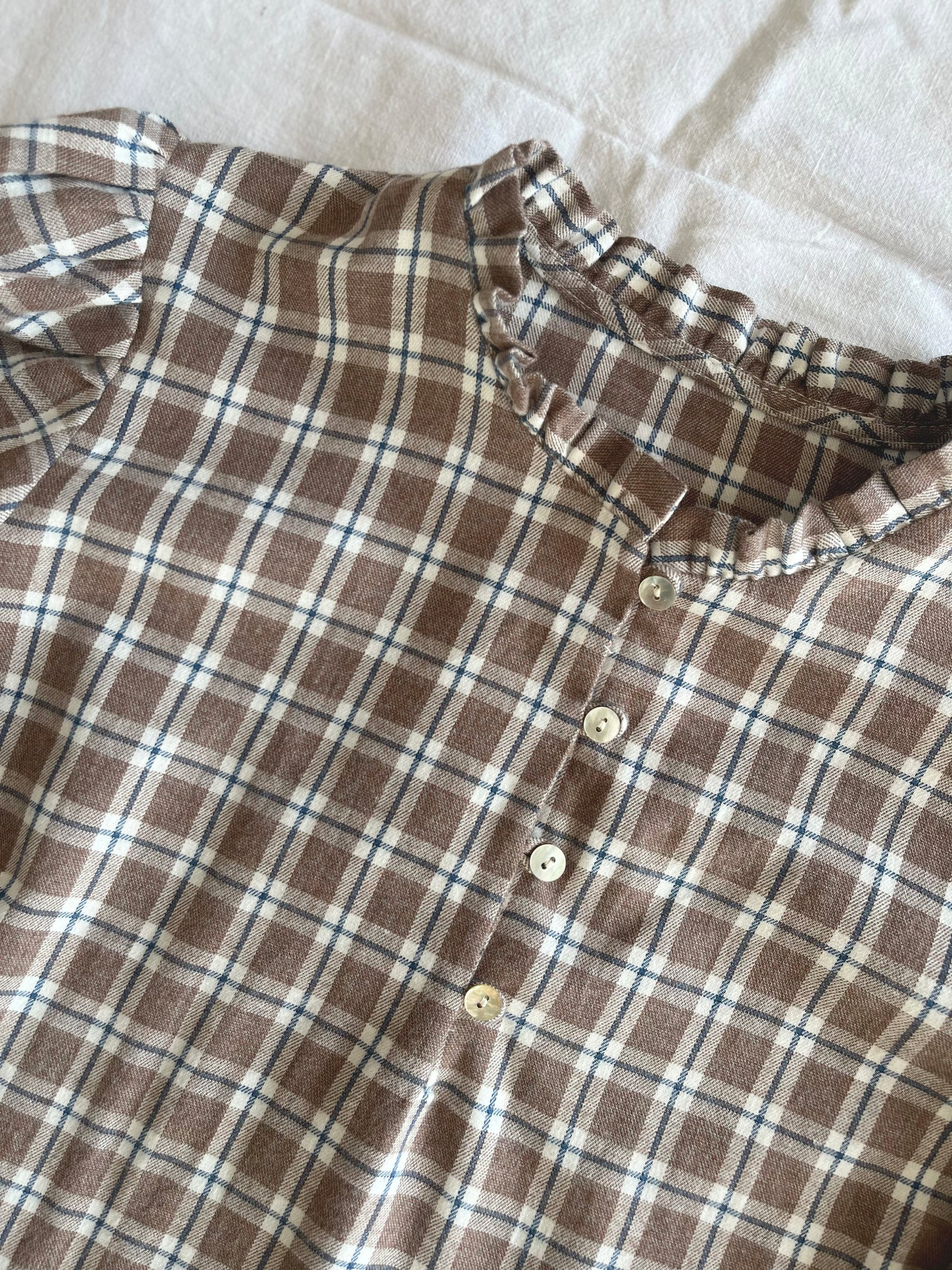 Blusa Malva Escocés