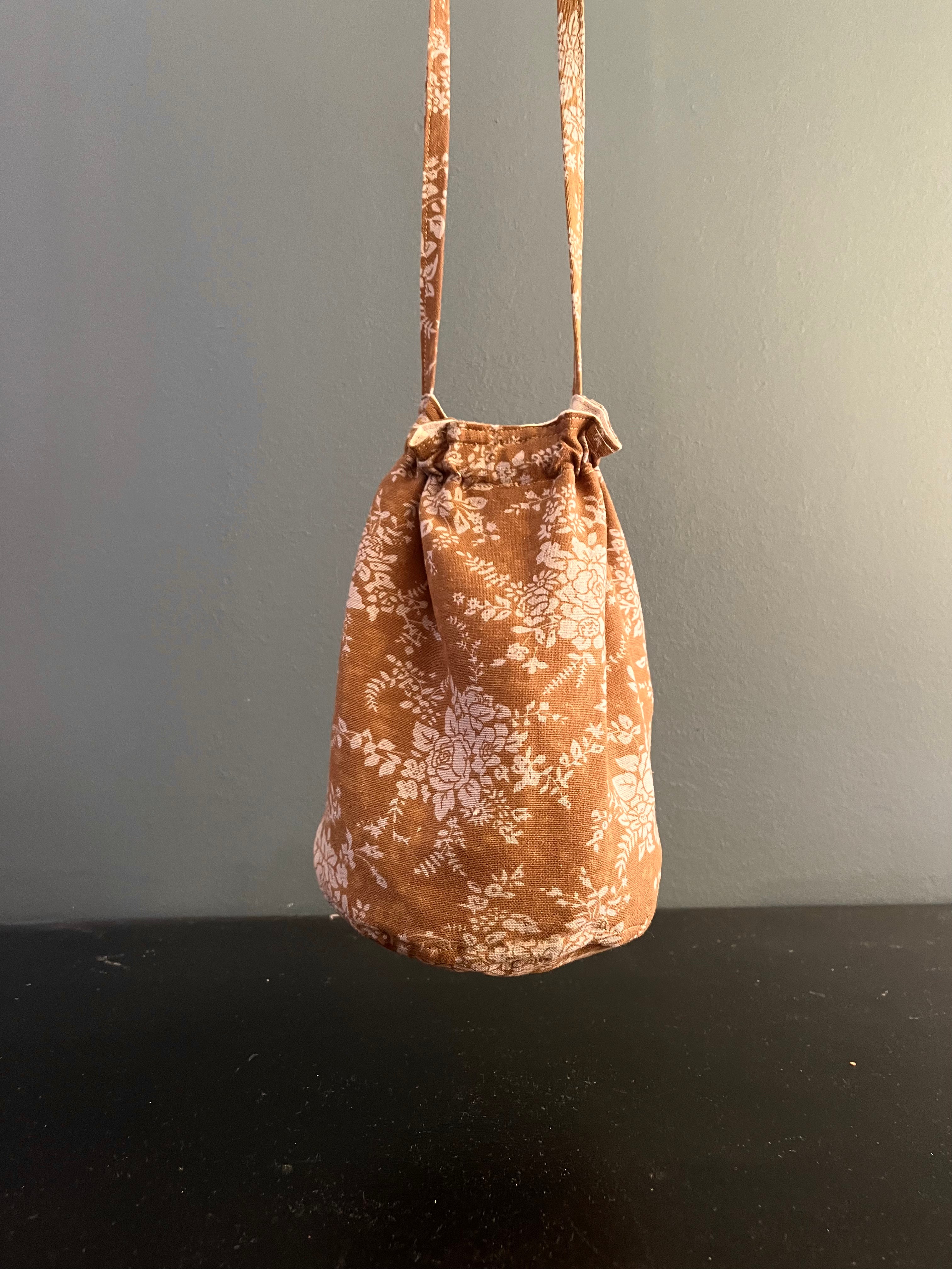 Cartera Lino Beige / Ocre