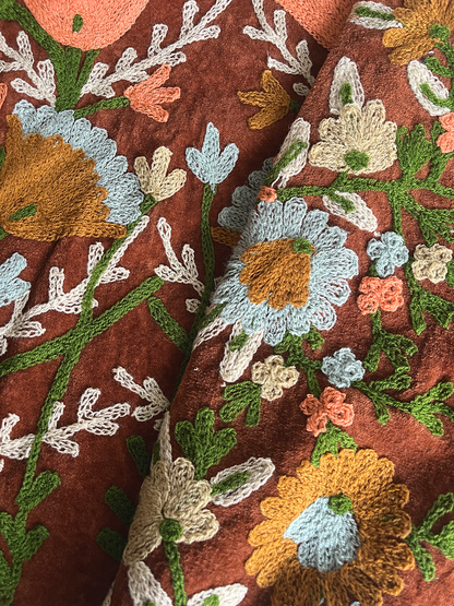 Chaqueta terciopelo Siena caramelo