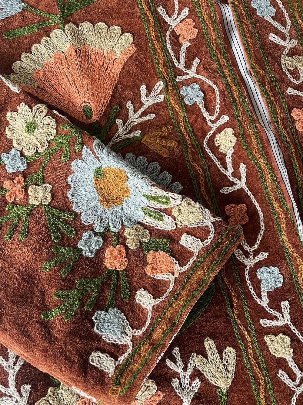 Chaqueta terciopelo Siena caramelo