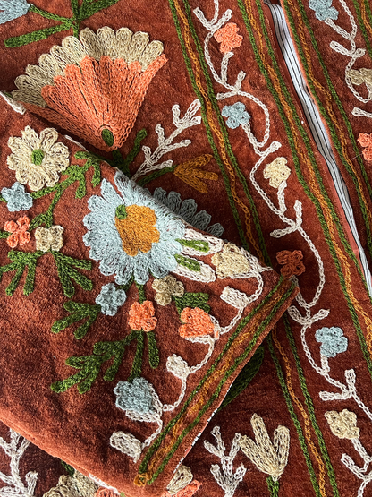 Chaqueta terciopelo Siena caramelo