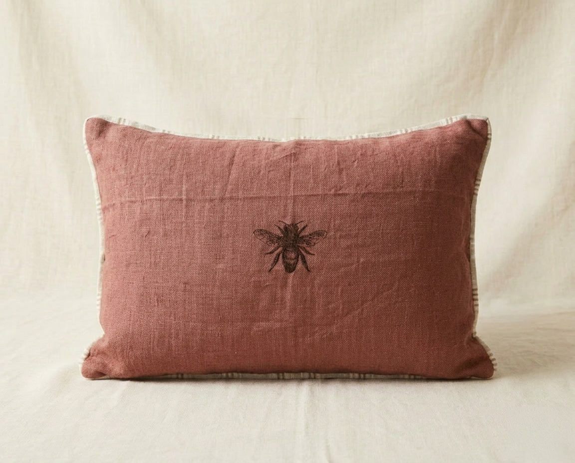Funda de Lino Fuelle Marsala 60 x 40